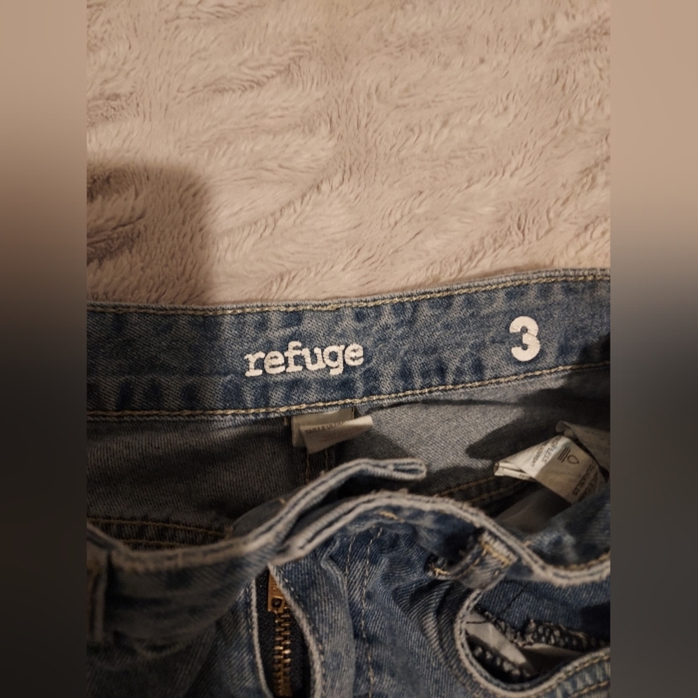 REFUGE Denim Ultra High Rise Wide Leg - Picture 7 of 7